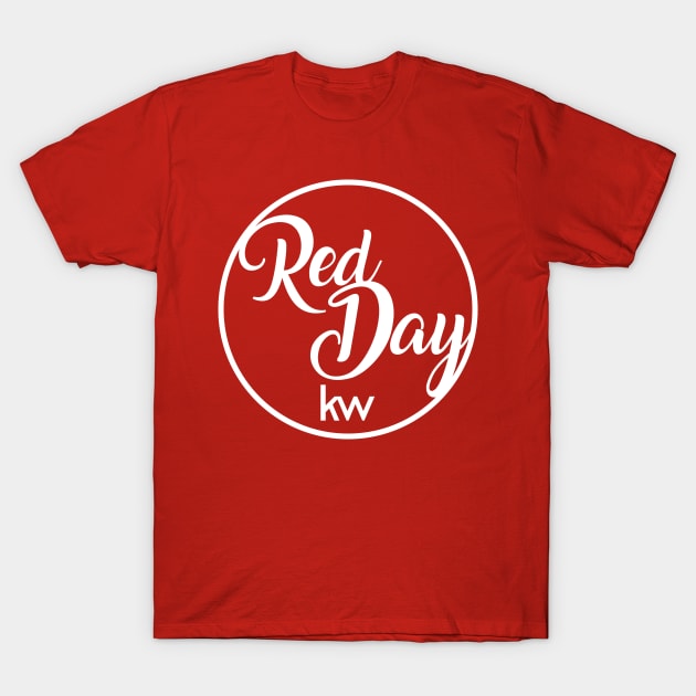 Red Day Cursive T-Shirt by KellerWilliams